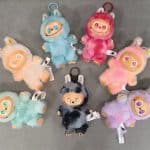 Pop Mart Labubu Plush Toy Binginto Energy Series Cute Soft Bunny Doll with Keychain for Kids Girls Boys – Anime Collectible